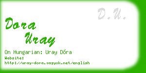 dora uray business card